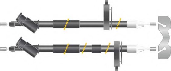 MGA CF5789 Cable, parking brake